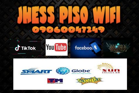 Jhess Piso Wifi With Eloading Vendo .